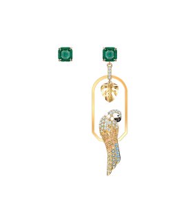 Swarovski Tropical Parrot Joia Brincos Mulher 5519255