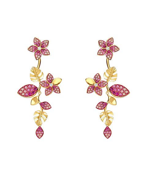 Swarovski Tropical Flower Joia Brincos Mulher 5520648