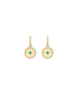 Swarovski Symbolic Mandala Joia Brincos Mulher 5521446
