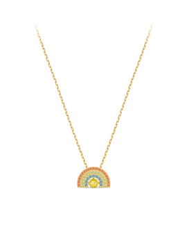 Swarovski Sparkling Dance Rainbow Joia Colar Mulher 5521756