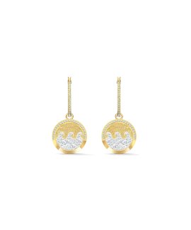 Swarovski Shine Wave Joia Brincos Mulher 5524202