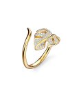 Swarovski Tropical Leaf Joia Anel Mulher 5535563