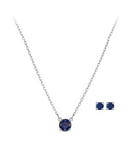 Swarovski Attract Round Set Joia Colar Brincos Mulher 5536554