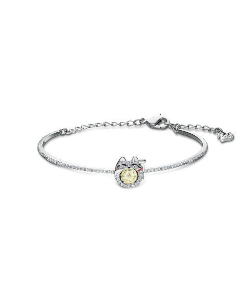 Swarovski Sparkling Dance Cat Joia Pulseira Bangle Mulher 5537487