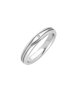 Pereirinha Emoção Joia Anel Aliança Ouro 19.2K e Diamante Mulher 556AD