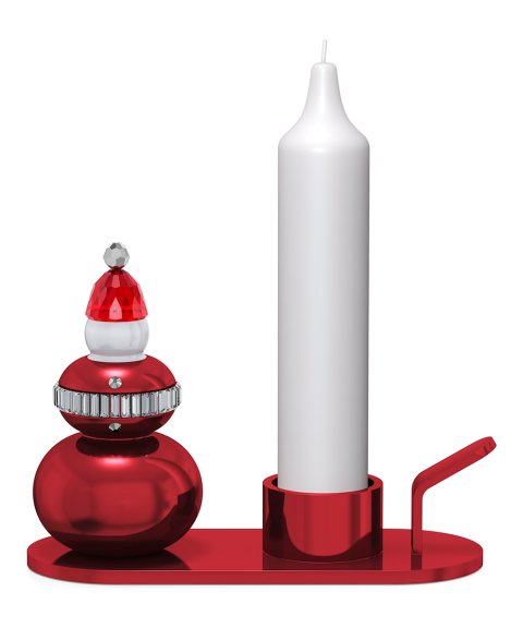 Swarovski Holiday Cheers Santa Claus Decoração Figura de Cristal Adorno Castiçal 5596392