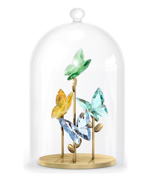 Swarovski Jungle Beats Butterfly Bell Jar Decoração Figura de Cristal Adorno Mulher 5619219