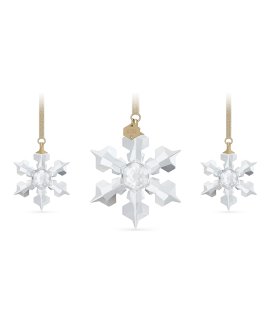 Swarovski Festive Snowflake Annual Edition 2022 Decoração Figura de Cristal Adorno Set 5634889