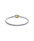 Pandora Moments Snake Clasp and Chain Joia Pulseira Mulher 563683C01