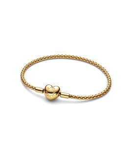 Pandora Heart Studded Joia Pulseira Mulher 563811C00
