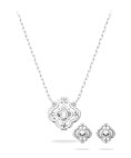 Swarovski Sparkling Dance Joia Colar Brincos Set Mulher 5642929