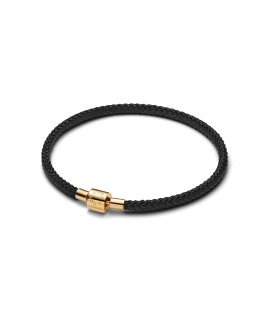 Pandora Shimmering Black Cord Joia Pulseira Mulher 564530C01