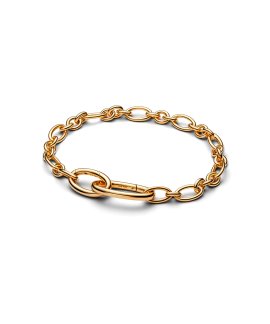 Pandora ME Openable Oval Link Chain Joia Pulseira Mulher 564678C00