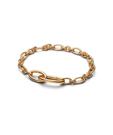 Pandora ME Openable Oval Link Chain Joia Pulseira Mulher 564678C00