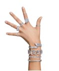 Swarovski Rota Joia Pulseira Bangle Mulher 5650354