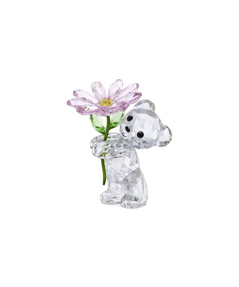 Swarovski Kris Bear A Daisy for You Decoração Figura de Cristal 5675327