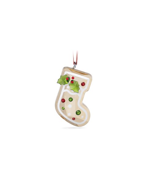 Swarovski Holiday Cheers Gingerbread Stocking Decoração Figura de Cristal Adorno 5681581
