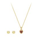 Swarovski Chroma Joia Colar Brincos Set Mulher 5684506