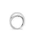 Swarovski Hyperbola Joia Anel Mulher 5691230