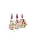 Swarovski Holiday Cheers Gingerbread Decoração Figura de Cristal Adorno Set 5701511