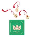 Swarovski Holiday Cheers Gingerbread Decoração Figura de Cristal Adorno Set 5701511
