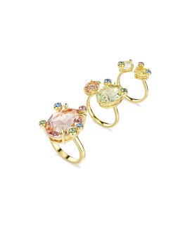 Swarovski Gema Joia Anel Set Conjunto de 3 Anéis Mulher 5705814
