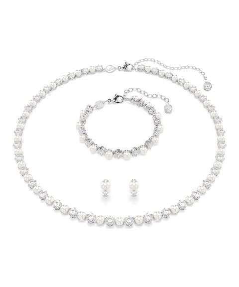 Swarovski Matrix Joia Colar Pulseira Brincos Set Mulher 5742040