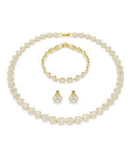 Swarovski Una Angelic Joia Colar Pulseira Brincos Set Mulher 5750619