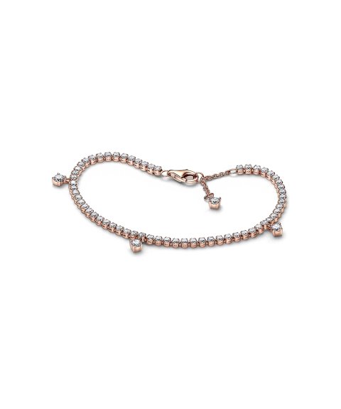 Pandora Rose Sparkling Drops Tennis Joia Pulseira Mulher 582401C01 Pandora Rose Sparkling Drops Tennis Joia Pulseira Mulher 582401C01