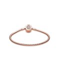Pandora Rose Moments Sparkling Crown O Snake Joia Pulseira Mulher 589046C01