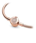 Pandora Rose Moments Sparkling Crown O Snake Joia Pulseira Mulher 589046C01