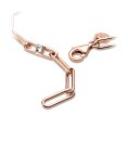 Pandora Rose Link Chain and Stones Joia Pulseira Mulher 589177C01