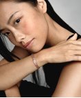 Pandora Reflexions Rose Long Clasp Pavé Joia Pulseira Mulher 589358C01 Pandora Reflexions Rose Long Clasp Pavé Joia Pulseira Mulher 589358C01