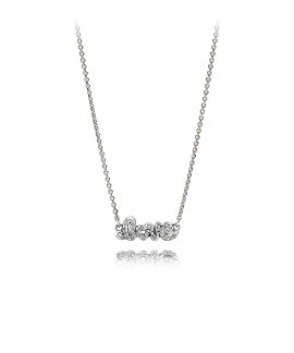 Pandora Signature of Love Joia Colar Mulher 590415CZ-45
