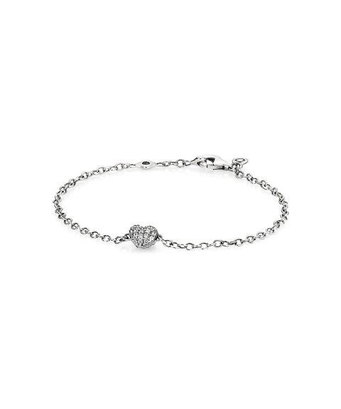 Pandora Pavé Heart Joia Pulseira Mulher 590504CZ-18 Pandora Pavé Heart Joia Pulseira Mulher 590504CZ-18