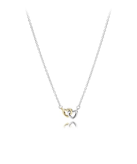 Pandora Entwined Hearts Joia Colar Mulher 590517-45 Pandora Entwined Hearts Joia Colar Mulher 590517-45