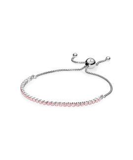 Pandora Pink Sparkling Strand Joia Pulseira Mulher 590524PCZ