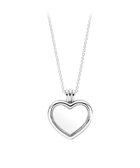 Pandora Heart Locket Petite Memories Joia Colar Mulher 590544-60 Pandora Heart Locket Petite Memories Joia Colar Mulher 590544-60