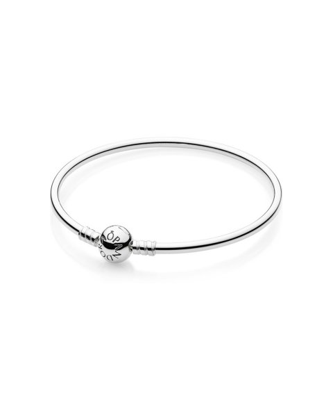 Pandora Moments Sterling Silver Charm Bangle Joia Pulseira Mulher 590713