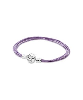 Pandora Moments Lavender Multi-strand Joia Pulseira Mulher 590715CLA-M2