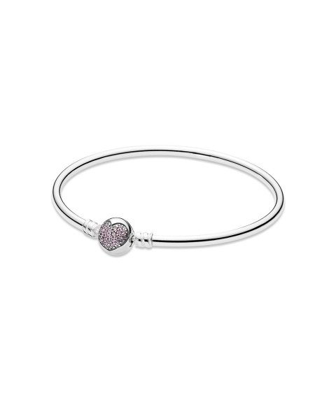 Pandora Silver bangle Joia Pulseira Mulher 590716PCZ