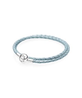 Pandora Moments Double Woven Joia Pulseira Mulher 590734CBL-D