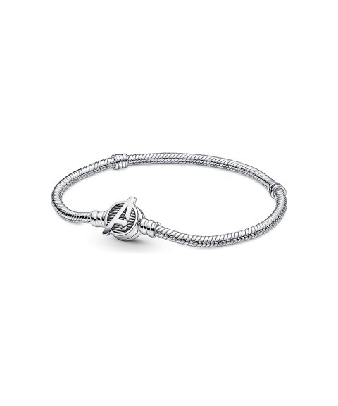 Pandora Marvel The Avengers Logo Joia Pulseira Mulher 590784C00