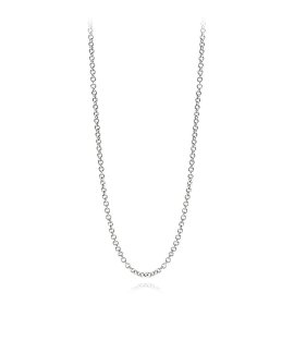 Pandora Oxidised Silver Belcher Chain Joia Colar Mulher 591004OX-70