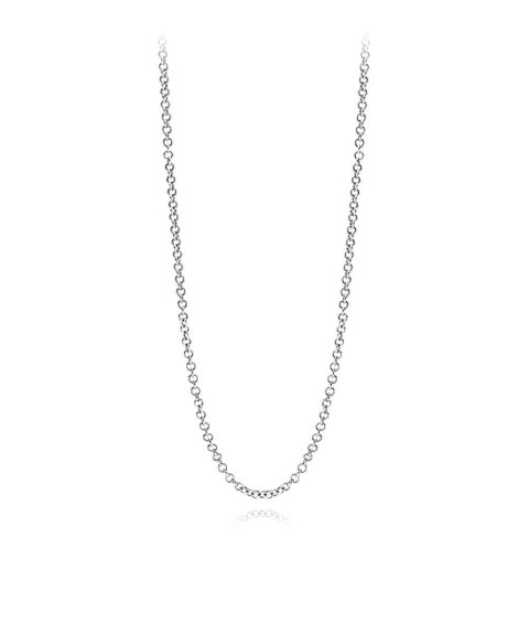Pandora Oxidised Silver Belcher Chain Joia Colar Mulher 591004OX-70