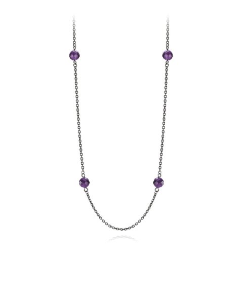 Pandora Black Rhodium Silver Station Joia Colar Mulher 591013BRAM-70 Pandora Black Rhodium Silver Station Joia Colar Mulher 591013BRAM-70