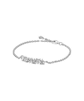 Pandora Sparkling Endless Hearts Joia Pulseira Mulher 591162C01