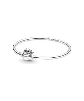 Pandora Disney Stitch Biting Joia Pulseira Bangle Mulher 591683C01