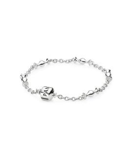 Pandora Moments Five-Clip Joia Pulseira Mulher 591704