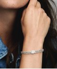 Pandora Timeless Pavé Joia Pulseira Mulher 593008C01 Pandora Timeless Pavé Joia Pulseira Mulher 593008C01